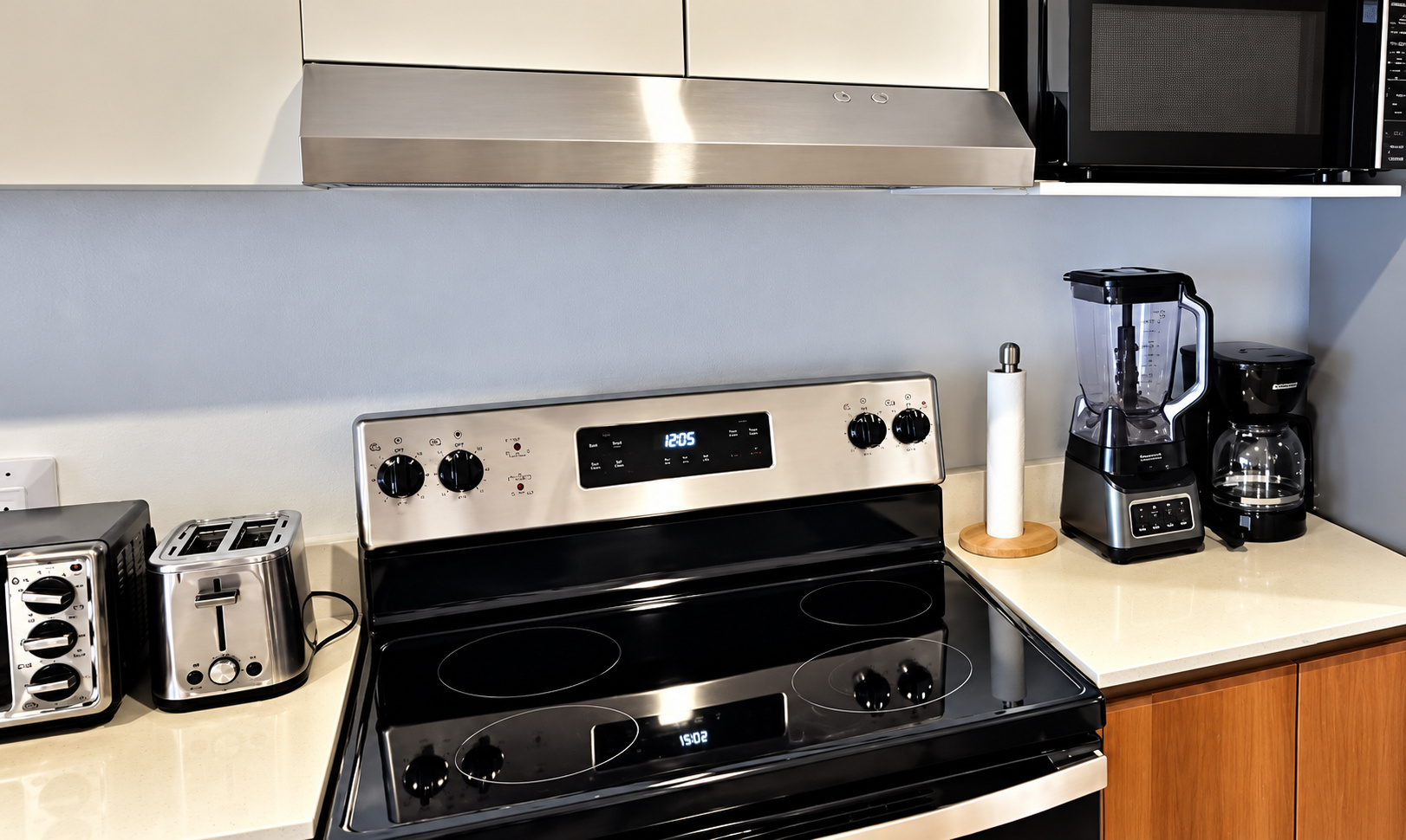 Cocina completamente equipada del apartamento Essenza